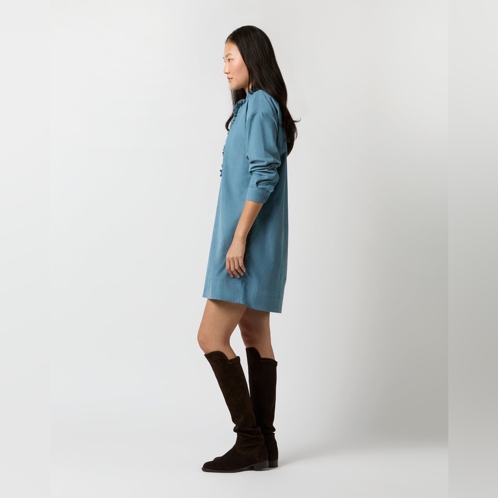 Shades of gray by Micah Cohen denim minimalist style dress with pockets size XS